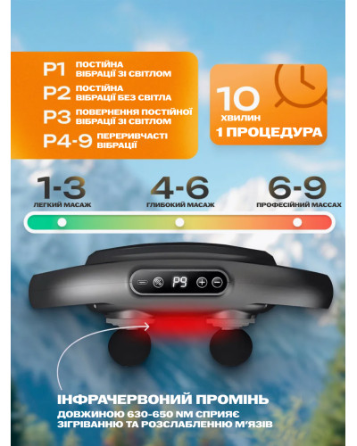 Массажер перкуссионный на 6 головок