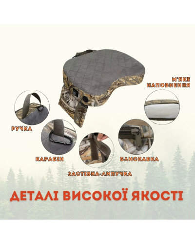 Подушка для уличного сиденья с функцией подогрева