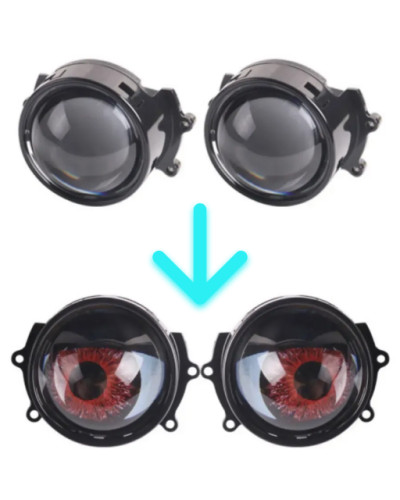 Светодиодные автомобильные фары Глаза демона - Devil's Eye, Глаза дьявола