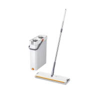 Комплект Швабра с узким ведром и автоматическим отжимом - Scratch cleaning mop
