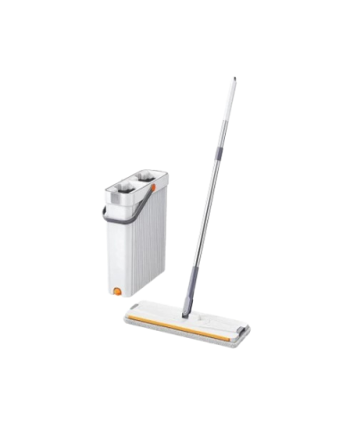 Комплект Швабра с узким ведром и автоматическим отжимом - Scratch cleaning mop