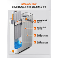 Комплект Швабра с узким ведром и автоматическим отжимом - Scratch cleaning mop