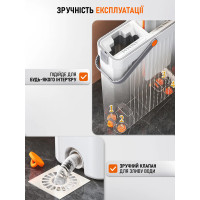 Комплект Швабра с узким ведром и автоматическим отжимом - Scratch cleaning mop