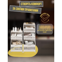 Багатофункціональний візок - етажерка для зберігання на коліщатах