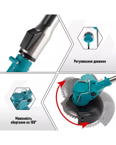 Аккумуляторная газонокосилка на колесах