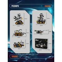 Робот - конструктор с пультом управления 5 в 1 - Stem Robot
