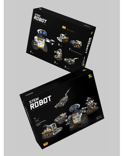 Робот - конструктор с пультом управления 5 в 1 - Stem Robot