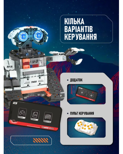 Робот - конструктор с пультом управления 5 в 1 - Stem Robot