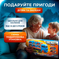 Іграшка автовоз із машинками 6шт та автотреком