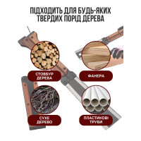 Складная двухсторонняя пила для садовых, строительных работ, Японская складная пила - бабочка