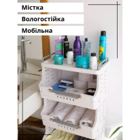 Кошик - етажерка на колесах 4 секції