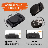 Магнит - органайзер для инструментов с поясным зажимом
