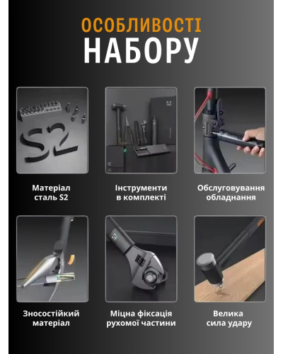 Багатофункціональний набір інструментів для дому в кейсі з електровикруткою 11 в 1 Багатофункціональний набір інструментів для дому в кейсі з електровикруткою 11 в 1