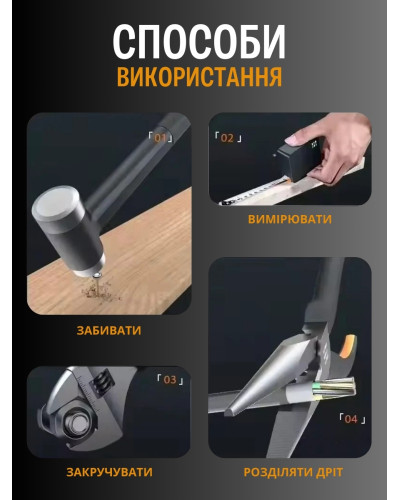 Багатофункціональний набір інструментів для дому в кейсі з електровикруткою 11 в 1 Багатофункціональний набір інструментів для дому в кейсі з електровикруткою 11 в 1