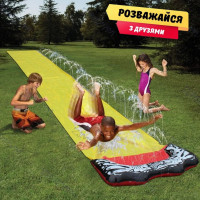 Надувная водная горка дорожка для детей 480х70см - Single