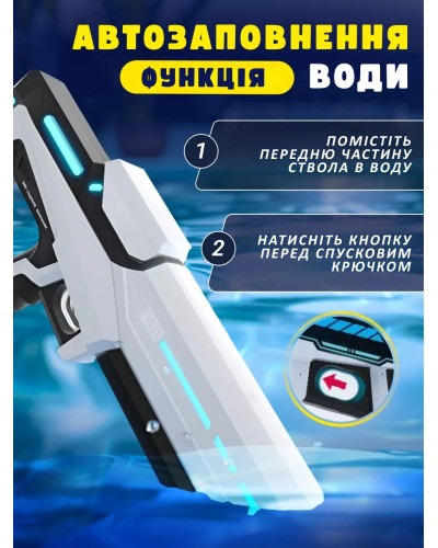 Водяной бластер с функцией всасывания воды