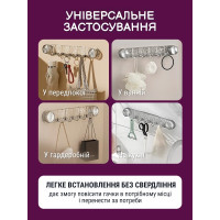 Настінні прозорі вішалки на присосках (2шт)