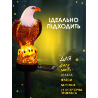 Светильник садовый с солнечной панелью - Орел