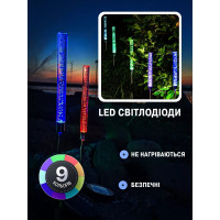 Уличный садовый светильник на солнечной батарее «Пузыри» Многоцветный RGB