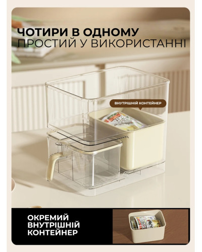Многофункциональный настольный кухонный органайзер + Набор ножей в подарок Многофункциональный настольный кухонный органайзер + Набор ножей в подарок