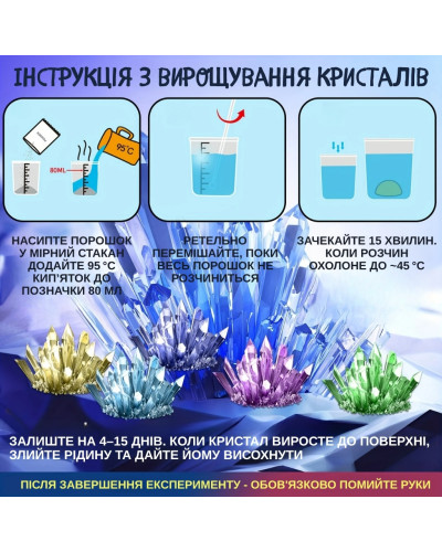 Набор для выращивания кристаллов (6 шт.)