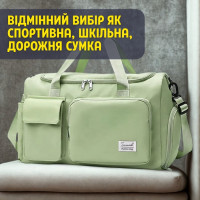 Универсальная женская дорожная сумка — 35 л (фиолетовый), ручная кладь в самолёте