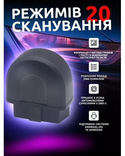 Автомобильный диагностический сканер + автомобильный инвертер в подарок