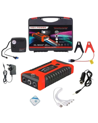 Пуско-зарядный Power Bank устройство с компрессором Jumpstarter JX27 (99800 мАh)