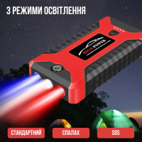 Пуско-зарядний Power Bank пристрій з компресором  Jumpstarter JX27 (99800 мАh)