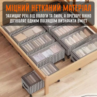 Подкроватный органайзер на колесах 2-в-1 (57 х 29 х 30 см)
