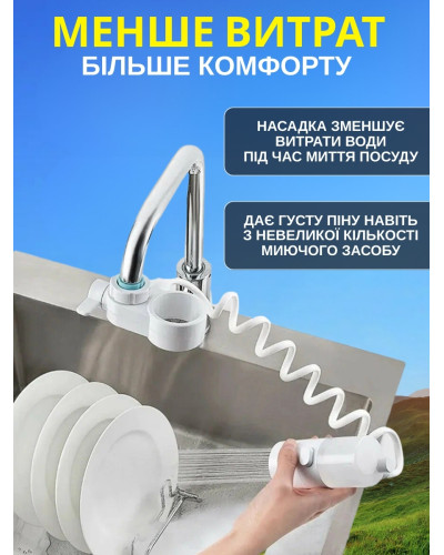 Аэратор насадка на кран для кухни с дозатором моющего средства Аэратор насадка на кран для кухни с дозатором моющего средства