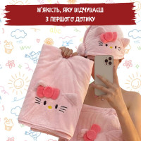 Набор мягких полотенец с тюрбаном для ванной Kitty 4 в 1