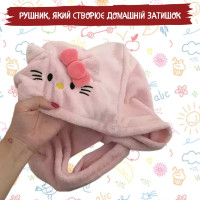 Набор мягких полотенец с тюрбаном для ванной Kitty 4 в 1