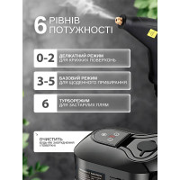 Универсальный пароочиститель высокого давления 2500вт 6 насадок