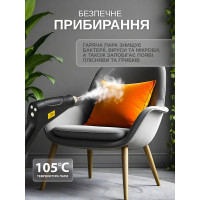 Универсальный пароочиститель высокого давления 2500вт 6 насадок