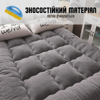 Тёплый фланелевый складной матрас 180×200 см Матрас-футон топпер (4387-4505)