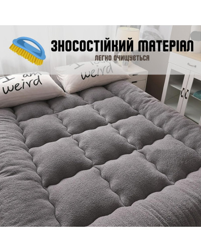 Тёплый фланелевый складной матрас 150×200 см Матрас-футон (4387-4504)