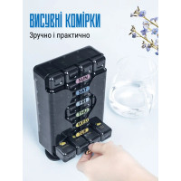 Портативная таблетница на неделю (7 контейнеров по 4 секции)