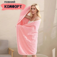 Женский банный комплект 3в1 из микрофибры (халат полотенце тюрбан) серый