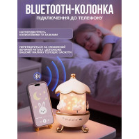 Ночник-проектор «Карусель с кроликами»