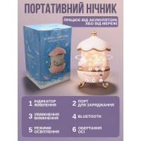 Ночник-проектор «Карусель с кроликами»