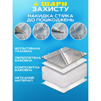 Всесезонный защитный чехол для лобового стекла автомобиля от снега и солнца