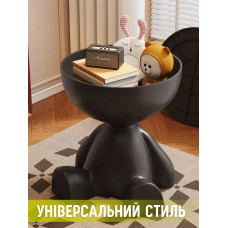 Приставной столик в форме человека (белый)