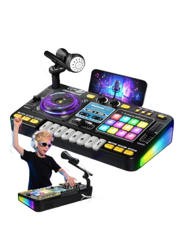 Детский DJ-пульт с Bluetooth и микрофоном Электронный DJ Mixer Controller