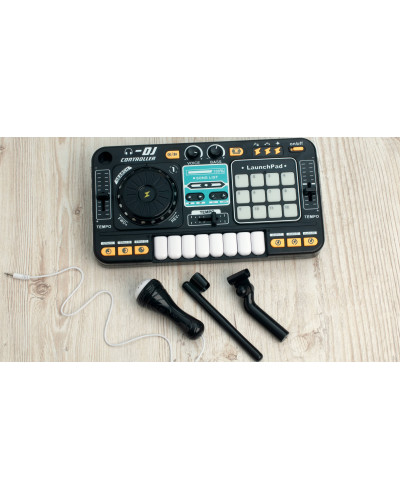 Детский DJ-пульт с Bluetooth и микрофоном Электронный DJ Mixer Controller Детский DJ-пульт с Bluetooth и микрофоном Электронный DJ Mixer Controller