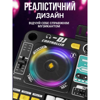 Дитячий DJ-пульт з Bluetooth та мікрофоном Електронний DJ Mixer Controller