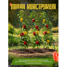 А-образная опора для вьющихся растений с сеткой