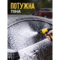 Водяной распылитель со спиральным шлангом 20 м для авто и сада
