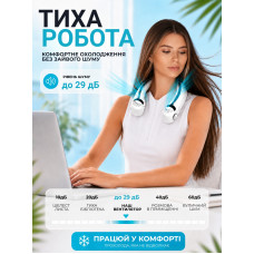 Портативний вентилятор на шию