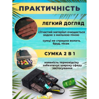Сумка-холодильник для пікніка 2в1